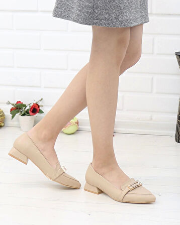 Nesil Shoes Desca 014 Ten Günlük Kadın Babet