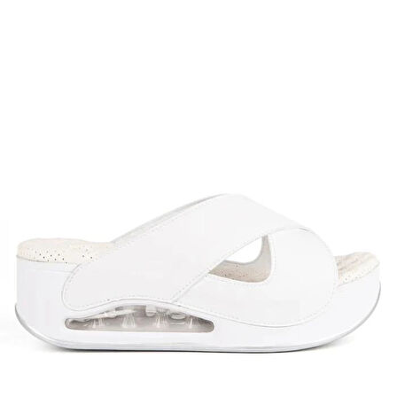 Muya Penelope 31210 Beyaz Airmax Dolgu Anatomik Kadın Terlik