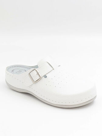 Bento 32003 Beyaz 36-41 Anatomik Önü Kapalı Sabo Terlik