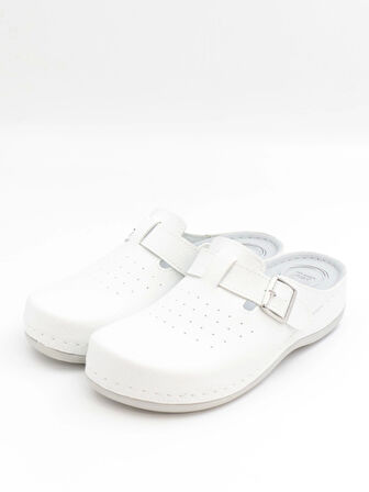 Bento 32003 Beyaz 36-41 Anatomik Önü Kapalı Sabo Terlik