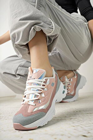 Solazer 049 Pudra Anatomik Memory Foam Kadın Sneakers