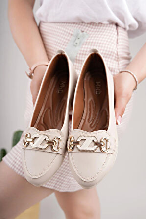 Nesil Shoes Mhd 60 Ten Taşlı Günlük Kadın Babet