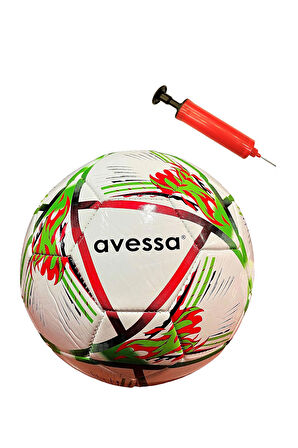 Avessa FT150-100YB Futbol Topu Yeşil-Beyaz 3 Astar Pompalı