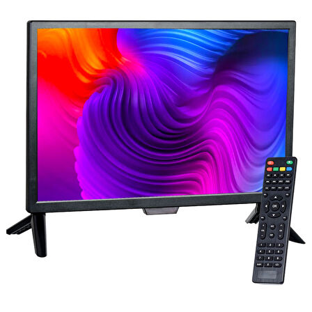 TWOGO GO-2010 20" VGA-HDMI-USB-RCA FULL HD LED TV + MONİTÖR (220V-12 VOLT)