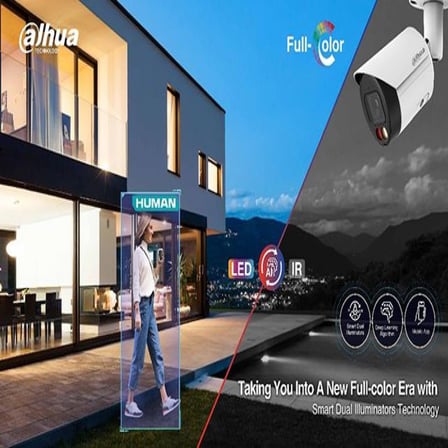 DAHUA HAC-T1A21-U-IL-A 2MP 2.8MM 4İN1 SESLİ FULLCOLOR HDCVI DOME KAMERA AKILLI IŞIK
