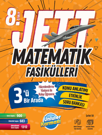8.Sınıf Jett Matematik Fasikülleri -3 Fragman Deneme