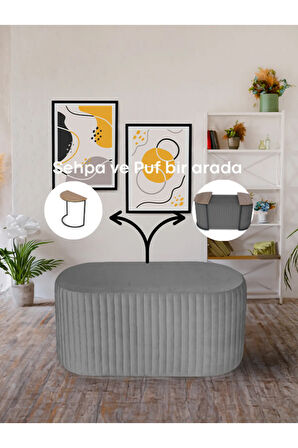 Lisa Fonksiyonel Sehpalı Puf