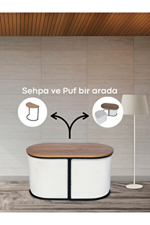 Evo Fonksiyonel Sehpalı Puf
