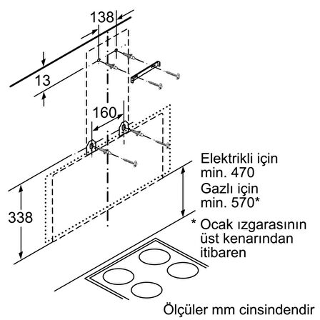 Siemens LC95KA670T Siyah Duvar Tipi Davlumbaz