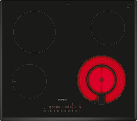SIEMENS ET651FFP2E iQ300 60 cm Siyah Elektrikli Cam Seramik Ocak