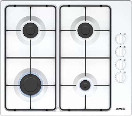 SIEMENS EB6C2PB82O iQ100 Beyaz Doğalgazlı Ankastre Ocak