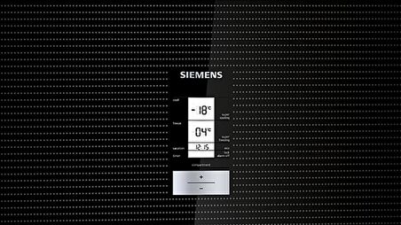 Siemens KG56NLBE0N iQ500 Siyah Cam Alttan Dondurucu Kombi Buzdolabı 