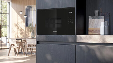 Siemens BE525LMB2 60x38 cm Siyah Ankastre Mikrodalga
