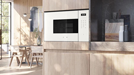 Sienens BE525LMW2 60x38 cm Beyaz Ankastre Mikrodalga