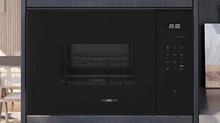 Siemens BE555LMB2 60x38 cm Siyah Ankastre Mikrodalga
