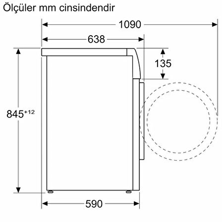 SIEMENS WG54B2A1TR iQ700 10 kg Çamaşır Makinesi