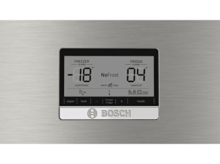 BOSCH KDN76AIE1N E Enerji Sınıfı 542 L NoFrost Üstten Donduruculu Buzdolabı