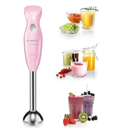 Bosch MSM2410K Mixx 400 W Pembe Blender