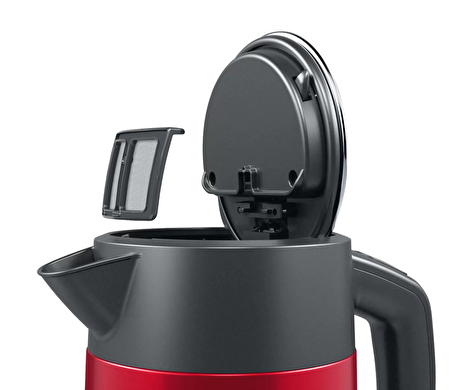 Bosch TWK4P434 DesingLine Işıklı Çelik 1.7 Lt Kettle