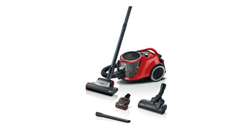 BGC41PET Serie 6 Toz torbasız Süpürge ProAnimal Kırmızı