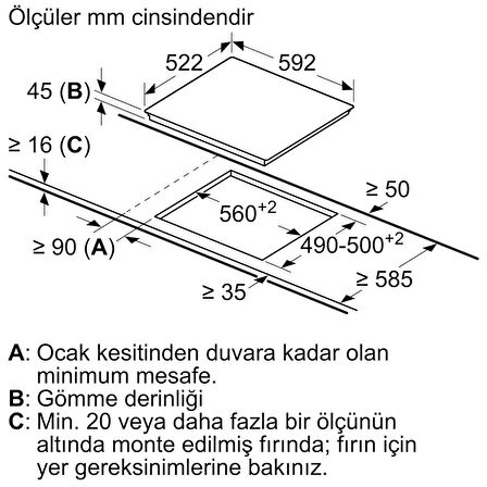 Bosch PKF631FP2E Elektrikli Ankastre Ocak