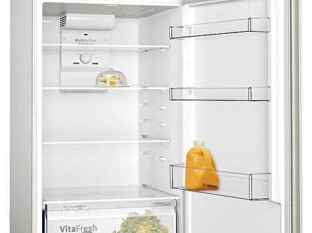 BOSCH KDN55NLE0N E Enerji Sınıfı 485 L Üstten Donduruculu No-Frost Buzdolabı Inox