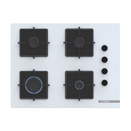 Bosch POP7C2P30O Beyaz Cam Ankastre Ocak