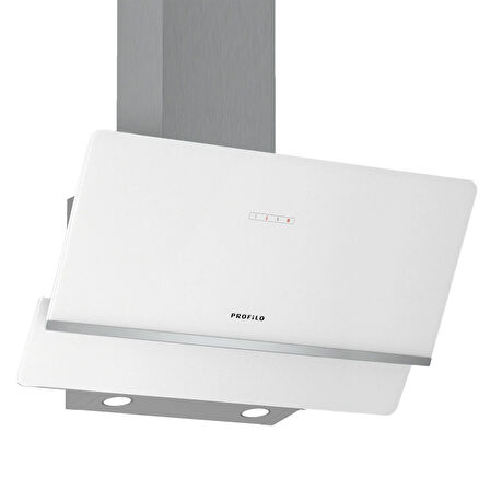 Profilo DVK8J621 Beyaz Cam Yüzey 80 Cm Duvar Tipi Davlumbaz