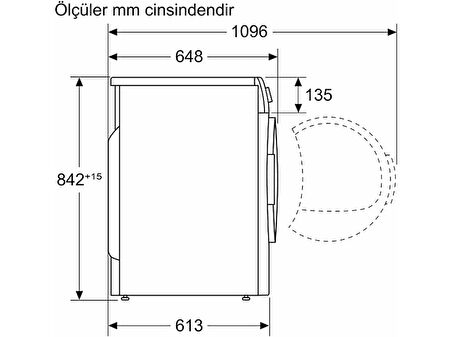 PROFILO KM8612HTR A++ 8 Kg Yoğunlaştırmalı Kurutma Makinesi