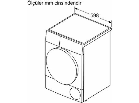 PROFILO KM8612HTR A++ 8 Kg Yoğunlaştırmalı Kurutma Makinesi
