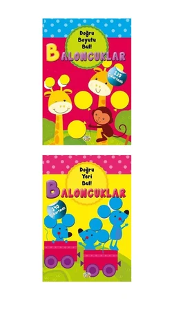 Baloncuklar - Doğru Boyutu Bul - 2 Kitap