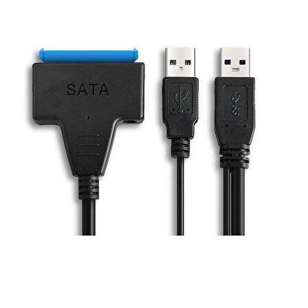  USB 3.0 2.5 3.5 İnç Sata SSD HDD Hard Disk Çevirici Dönüştürücü + Adaptör