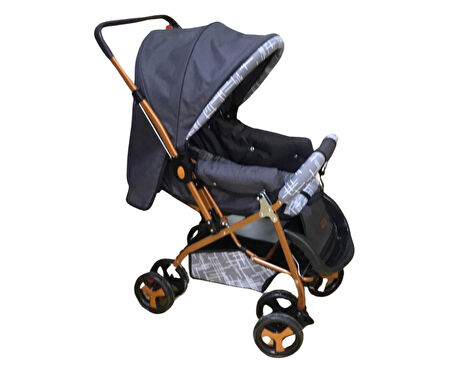 Vavbaby Dual Comfort Line Çift Yönlü Bebek Arabası Gri-Gold