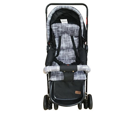 Vavbaby Dual Comfort Line Çift Yönlü Bebek Arabası Siyah