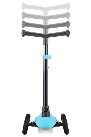 VaVbaby 3 Tekerli Yükseklik Ayarlı Ziply Scooter Mavi