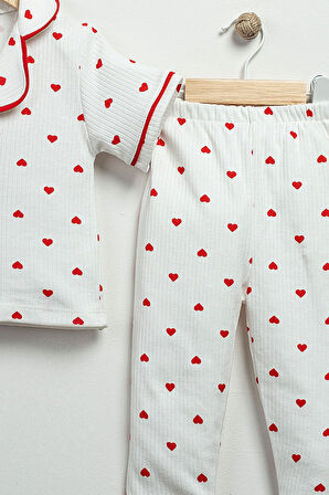 VaVbaby Minik Kalpli Kız Bebek Yazlık Pijama Takımı
