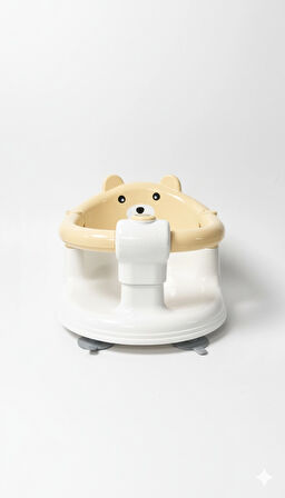 VaVbaby Önden Açılır Bebek Banyo & Bebek Mama Oturağı Sarı