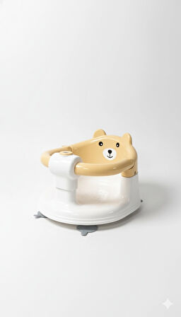 VaVbaby Önden Açılır Bebek Banyo & Bebek Mama Oturağı Sarı