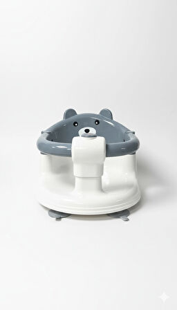 VaVbaby Önden Açılır Bebek Banyo & Bebek Mama Oturağı Gri