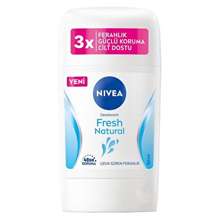 NIVEA Kadın Stick Deodorant Fresh Natural 48 Saat Deodorant Koruması 50ml