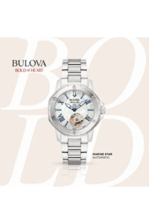 Marine Star Lady 96L326 Automatic Pırlantalı Kadın Kol Saati