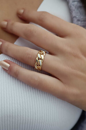 Sarı Altın Altın Mineli Gurmet Yüzük