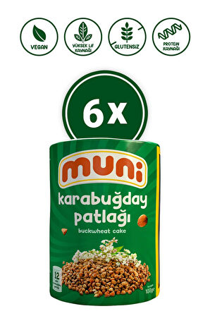 Glutensiz Karabuğday Patlağı 100 gr 6'lı
