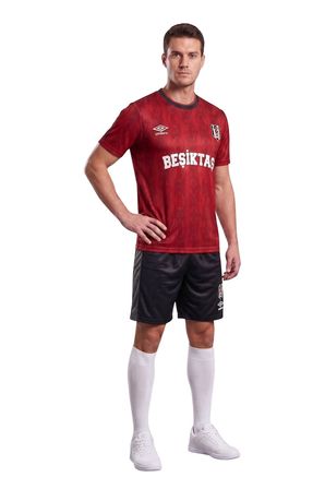 BEŞİKTAŞ ORİJİNAL LİSANSLI UMBRO SİYAH-KIRMIZI SET FORMA LAZER KUTU HEDİYELİ