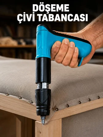 Ergonomik Saplı Çivi Tabancası Mobilya Ve Ahşap Montaj El Aleti