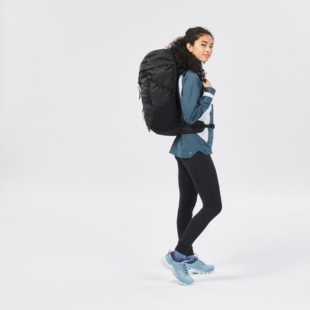 QUECHUA Outdoor Sırt Çantası - Siyah - 35 L - MH100