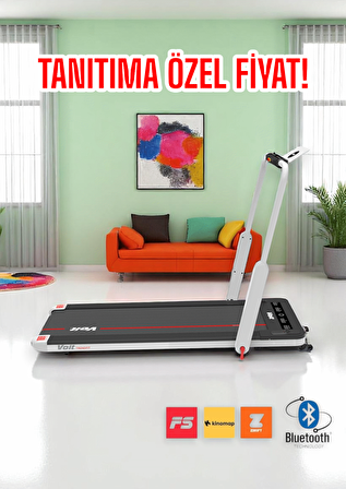 Voit Trendfit NEW Katlanır Koşu Bandı Brushless Motor 12km Hız Uzaktan Kumanda Bluetooth Uygulamalı