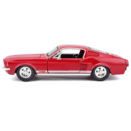 Maisto 1:24 1967 Ford Mustang GT Model Araba - Kırmızı