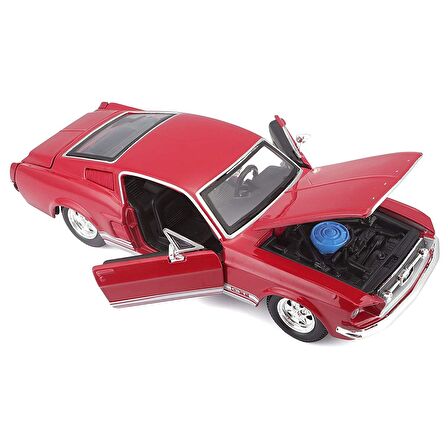 Maisto 1:24 1967 Ford Mustang GT Model Araba - Kırmızı