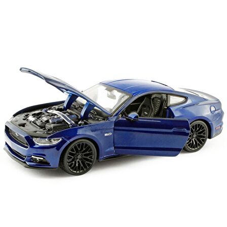 Maisto 1:24 2015 Ford Mustang GT Model Araba - Lacivert